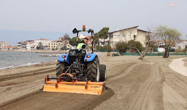 Bursa'da plajlar yaza hazırlanıyor