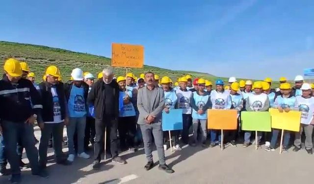Doruk Madencilik işçileri Ankara'ya yürüyor... Bağımsız Maden İş Genel Başkanı Çakır: Ekmek kavgası ve çocukların geleceği için yürüyen bakan gördünüz mü?