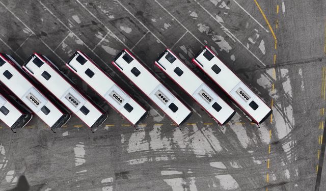 EGO araç filosuna 16 adet dizel yakıtlı otobüs katıldı