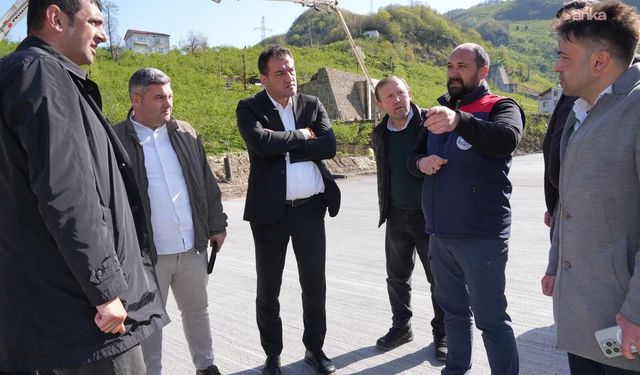 Giresun Belediye Başkanı Köse'den canlı hayvan pazarı alanında inceleme