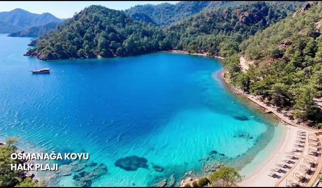Göcek'te Osmanağa Koyu'na halk plajı yapılacağı bildirildi