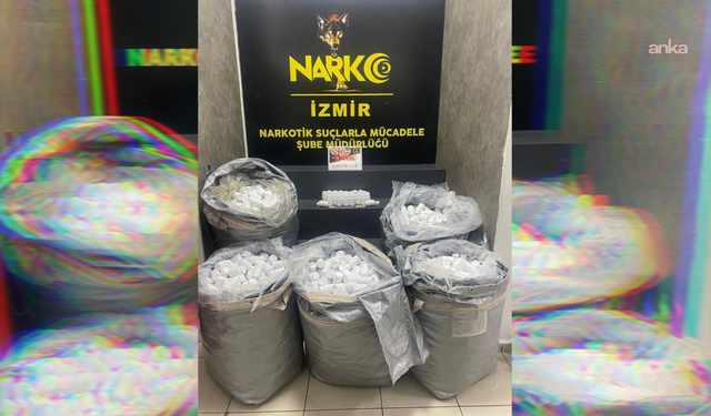 Kemalpaşa'da 156 bin 600 adet sentetik ecza ele geçirildi