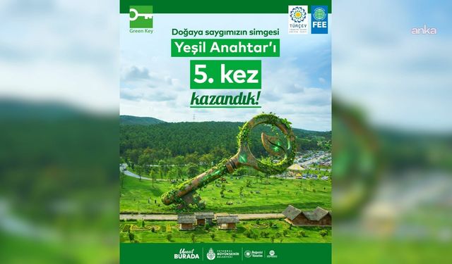 Kemerburgaz Kent Ormanı, 5'inci kez 'Yeşil Anahtar' eko-etiketini aldı