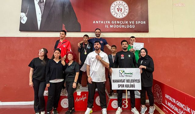 Manavgat'ın özel sporcuları Antalya'dan derecelerle döndü
