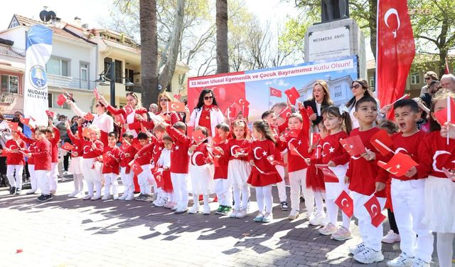 Mudanya'da 23 Nisan coşkusu sınırları aştı