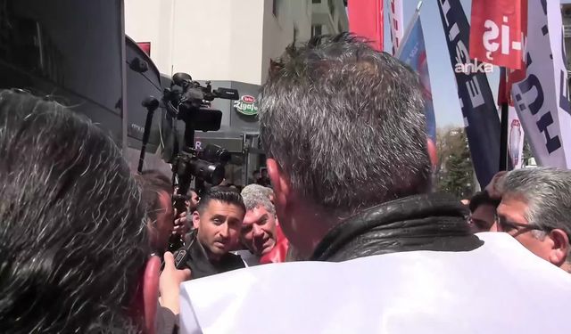 Okullardaki silahlı saldırılar... Eğitim-İş ve Hürriyetçi Eğitim Sendikası üyelerinin, saldırıları protesto etmek için Güvenpark'a yürümesine izin verilmedi