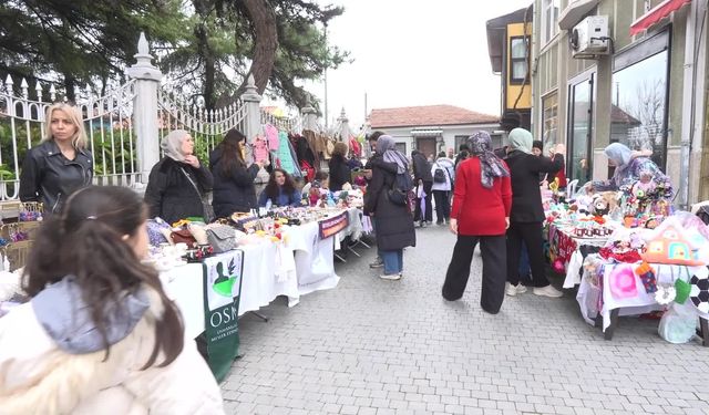 Osmangazi'de Kadın Girişimciler Sokağı'na yoğun ilgi