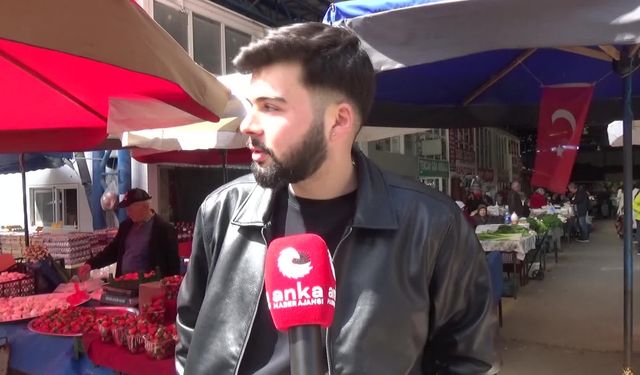 Sinop'ta pazar alışverişine çıkan vatandaş: 'Hükümetin politikaları yüzünden cebimizdeki de eridi'