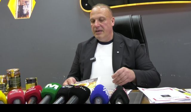 S.S. Anzer Çiçekli 1 Kooperatifi Başkanı Yılmaz, 'Piyasada Anzer balı etiketli çok sayıda sahte bal satılıyor'