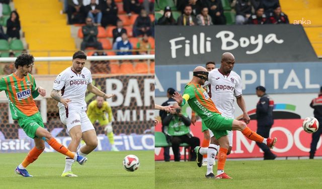 Trabzonspor, deplasmanda Alanyaspor ile 1-1 berabere kaldı