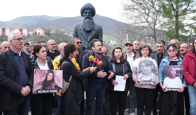 Tunceli'de sanatçılar Gülistan Doku için açıklama yaptı: 'Bütün kadın cinayetleri konusunda aynı duyarlılığı bekliyoruz'