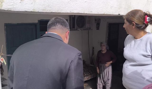 Yaşlılık aylığı ile geçinen Esme teyzeye Kadirli Belediye Başkanı Mert Olcar sahip çıktı