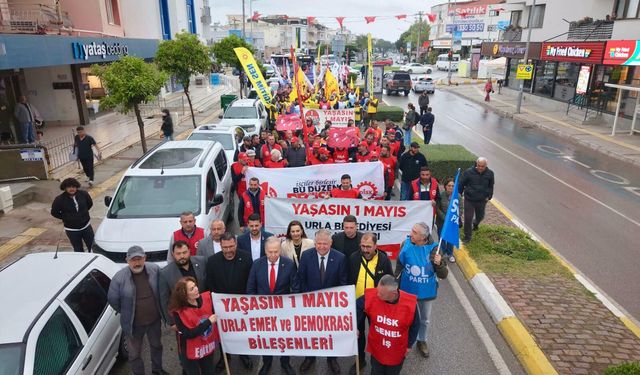 1 Mayıs Emek ve Dayanışma Günü Urla'da kutlandı