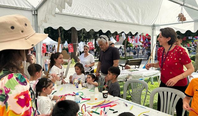 Adana Çocuk Festivali'nde çocuklara sıfır atık eğitimi