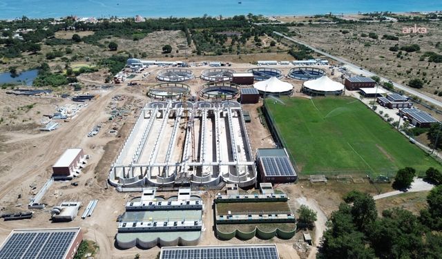 Antalya Büyükşehir Belediyesi, Lara Atıksu Arıtma Tesisi'nde sona yaklaştı
