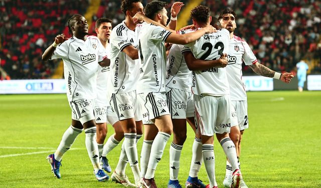Beşiktaş, Gaziantep deplasmanında 3 puanı aldı