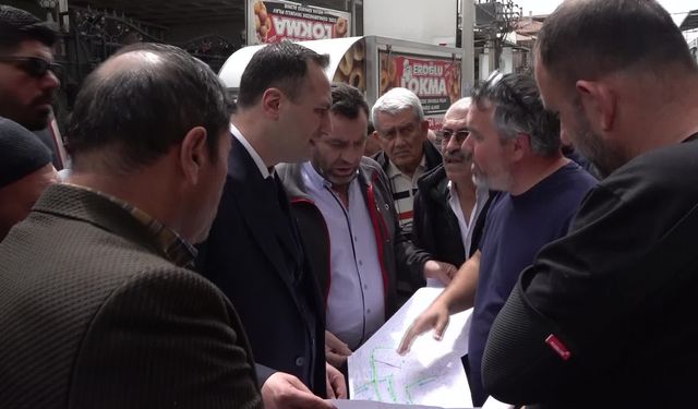 Bornova Belediye Başkanı Eşki, Yeşilçam Mahallesi'nde incelemelerde bulundu