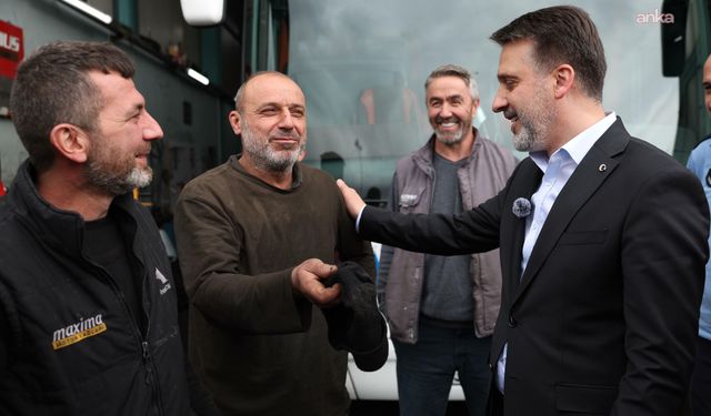 Bursa Büyükşehir Belediyesi Başkan Vekili Biba'dan 1 Mayıs'ta görev başındaki emekçilere ziyaret