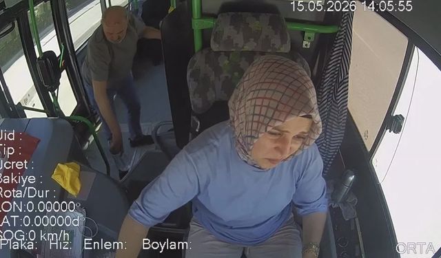 Bursa Büyükşehir Belediyesi otobüs şoförü Yasemin Alıç'tan örnek davranış