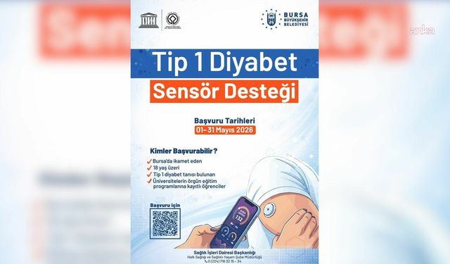 Bursa Büyükşehir Belediyesi'nden diyabetli öğrencilere sensör desteği