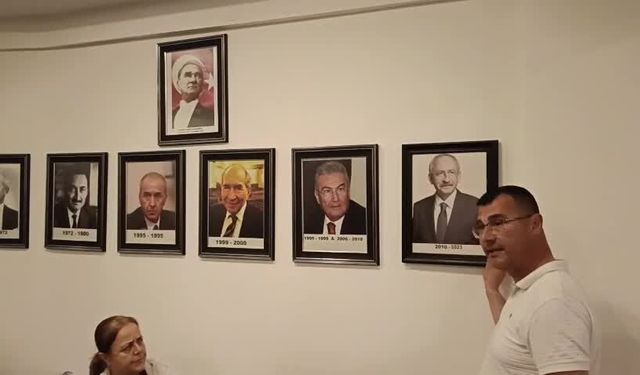 CHP Edirne Merkez İlçe Başkanı Volkan Akgüngör, Kılıçdaroğlu'nun fotoğrafı çöpe attı
