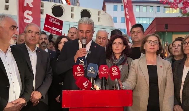 CHP Kurultayına iptal kararı: Bursa İl Başkanı Yeşiltaş: CHP'yi kimin yöneteceğine bir avuç darbeci değil milletimiz karar verir