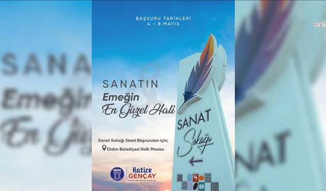 Didim'de 'Sanat Sokağı' projesi için stant başvuruları başlıyor