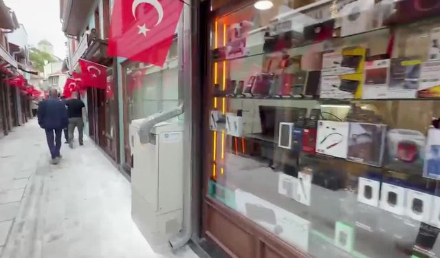 Edirne'de restorasyonu tamamlanan Dar Çarşı açıldı