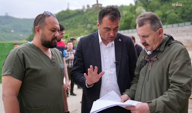 Giresun Belediye Başkanı Köse'den, belediyeye ait mezbahaya ziyaret