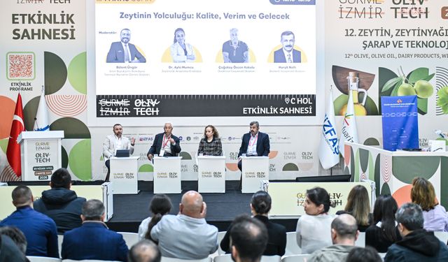 Gurme İzmir Olivtech Fuarı'nda zeytin, süt ve şarap sektörünün geleceği ele alındı