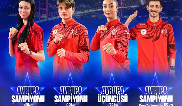 İBB Spor'da Avrupa'da iki madalya