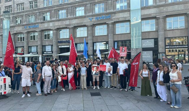 Köln'de istinaf mahkemesinin tedbir kararı ve CHP Genel Merkezi'ne yapılan polis müdahalesine protesto