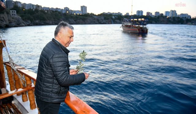 Muratpaşa'da Hıdırellez dilekleri Akdeniz'e bırakılacak