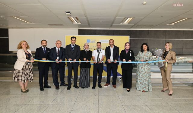 Sabiha Gökçen Havalimanı'nda Nesma Hava Yolları'nın ilk uçuşu karşılandı