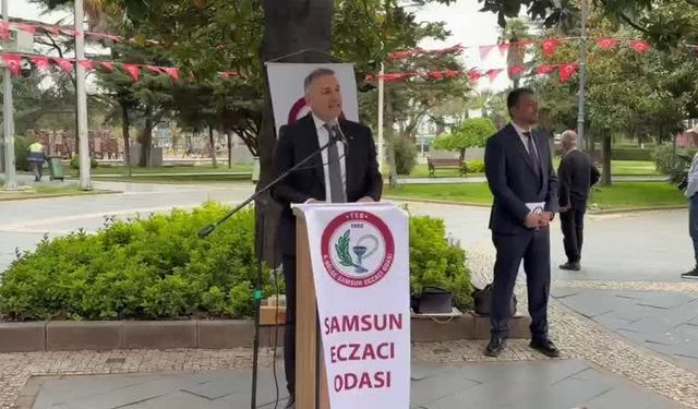Samsun'da Bilimsel Eczacılık Günü'nün 187. yılı kutlandı