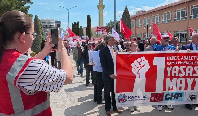 Yozgat'ta 16 yıl sonra ilk kez 1 Mayıs Emek ve Dayanışma Günü kutlandı