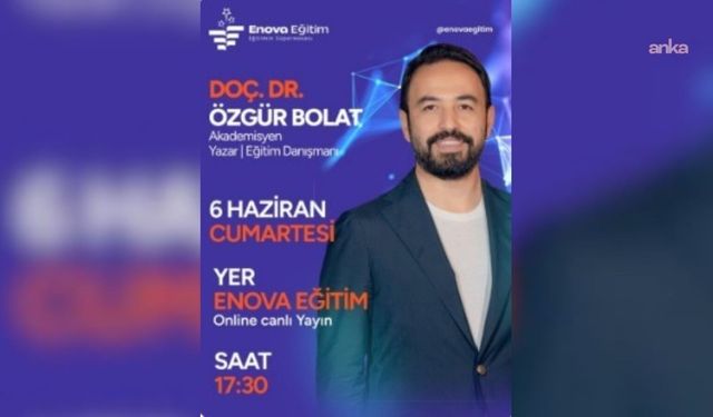 Akademisyen ve eğitim danışmanı Doç. Dr. Özgür Bolat, Enova Eğitim'de öğrencilerle buluşuyor