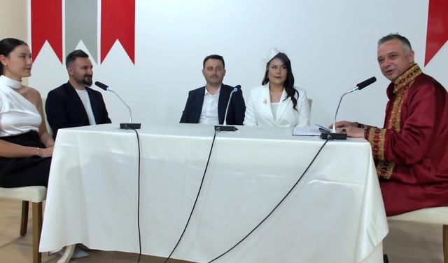  Burhaniye'de '06.06.2026' yoğunluğu: Bir günde 17 çift evlendi