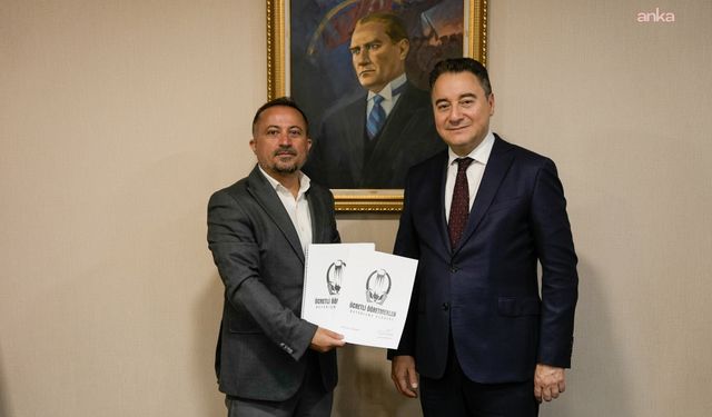 DEVA Partisi Genel Başkanı Babacan ile Ücretli Öğretmenler Dayanışma Derneği Başkanı Atasoy  bir araya geldi