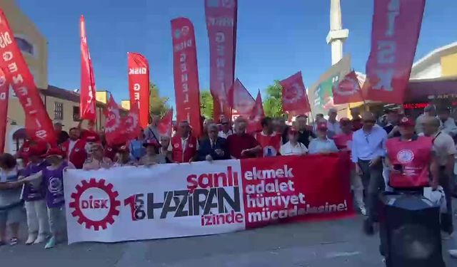 DİSK'ten Samsun'da 15-16 Haziran işçi direnişinin 56. yıl dönümünde mücadele çağrısı