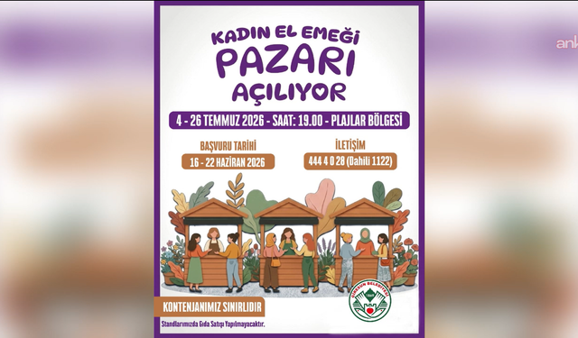 Giresun Belediyesi'nden 'Kadın El Emeği Pazarı' projesi ile üretime destek