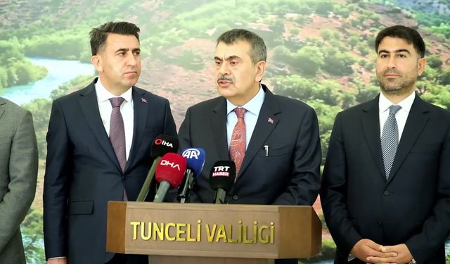 Milli Eğitim Bakanı Yusuf Tekin: 'Tunceli'de öğrenci sayımız hızla düşüyor'