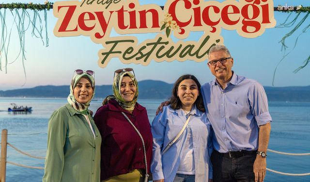Mudanya'da düzenlenen Tirilye Zeytin Çiçeği Festivali sona erdi
