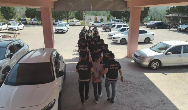 Osmaniye'de uyuşturucu operasyonu: 7 kişi tutuklandı