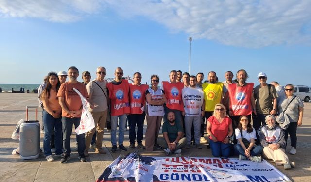 Samsun'da eğitimcilerden taban maaş ve mülakat mağduriyeti tepkisi