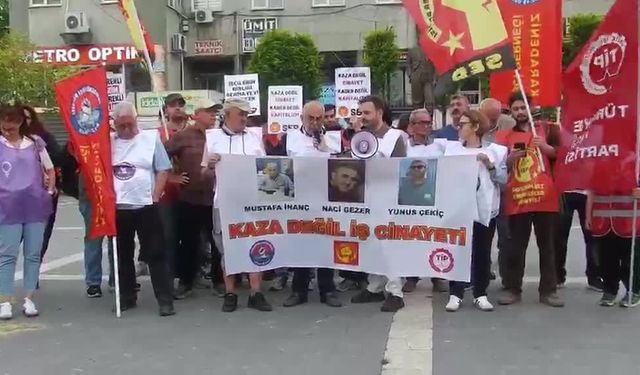 Samsun'da siyasi parti ve STK'lardan iş cinayetlerine tepki: 2026 yılının ilk dört ayında 622 işçinin iş cinayetlerinde yaşamını yitirdi