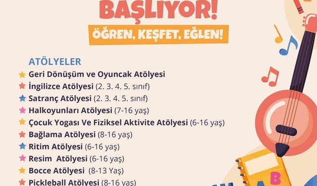 Seferihisar Çocuk Belediyesi'nde yaz kursları başlıyor