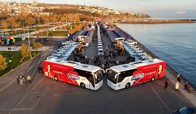 Tekirdağ Büyükşehir Belediyesi, son iki yılda filosunu 450'nin üzerinde araçla güçlendirdi