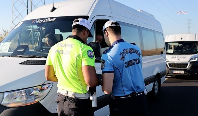 Tekirdağ'da güvenli ulaşım için denetimler sürüyor