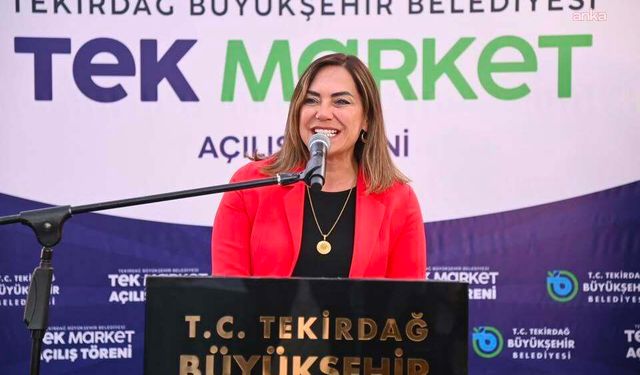 Tekirdağ'da Tek Market ağı büyüyor, 7'nci şube Saray'da açıldı